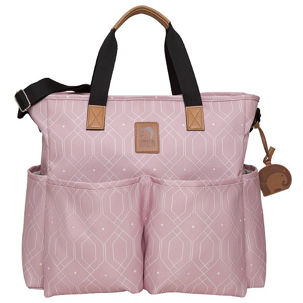 Bolsa de Maternidade Little Pi Grande New York Rosa