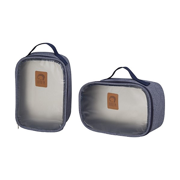 Kit Organizador Bolsa de Maternidade Little Pi Comfy Azul