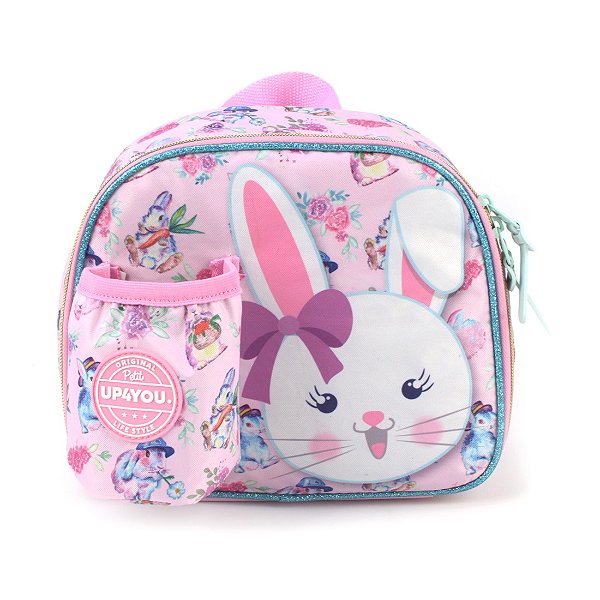 Lancheira Escolar Luxcel Up4You Coelho Rosa