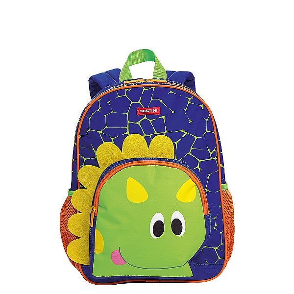 Mochila de Costas Média Sestini Kids X Dino 2 Colorido