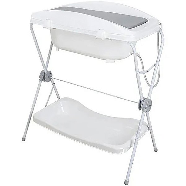 Banheira de Bebê Kiddo Shower Dobrável Cinza