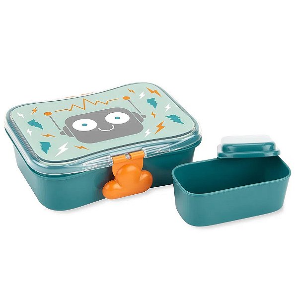 Kit Lanche Skip Hop Spark Style Robô Verde
