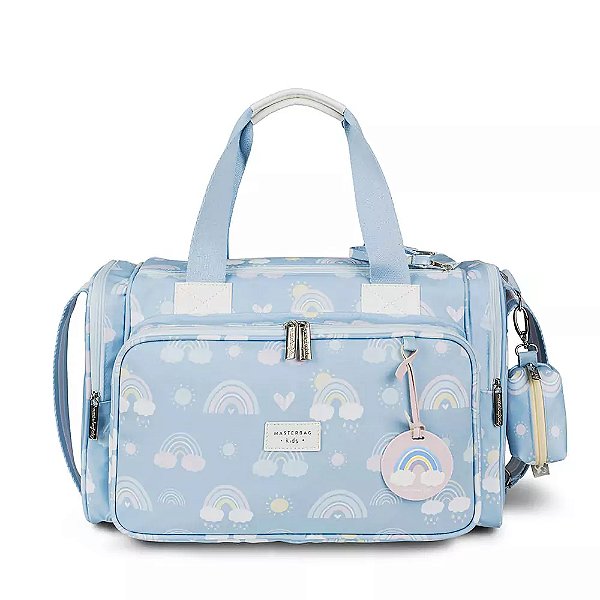Bolsa Maternidade MasterBag Térmica Média Anne ArcoIris Azul