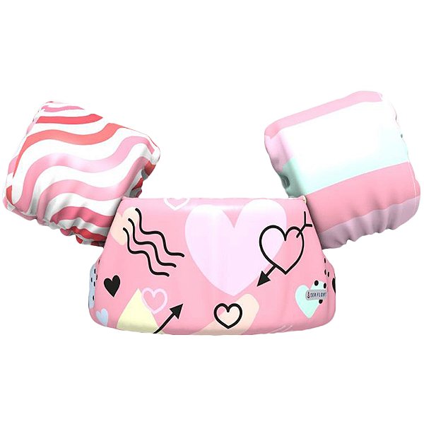 Boia Sea Float Corações 10-25Kg Rosa