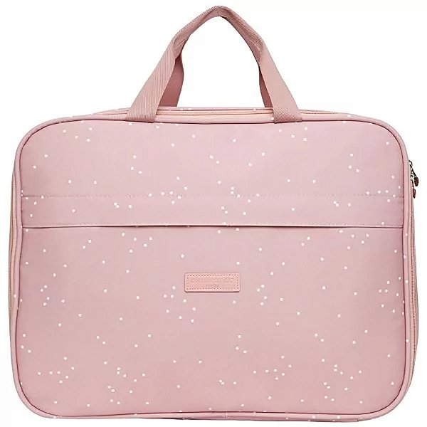 Mala de Maternidade Pirulitando Baby Bolinhas Rose