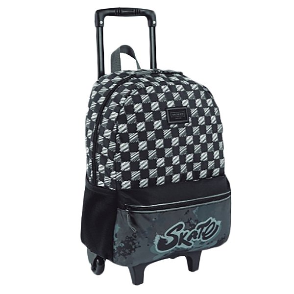 Mochila de Rodinhas Sestini M Plus Skate Preto