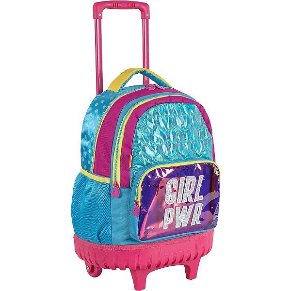 Mochila de Rodinhas Sestini Y Neon Colorido