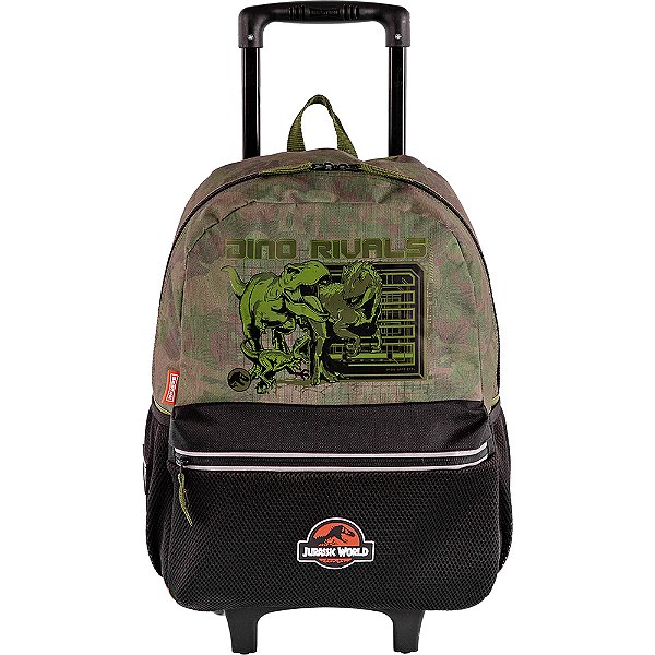 Mochila de Rodinhas Sestini Jurassic M Plus Rivals Colorido