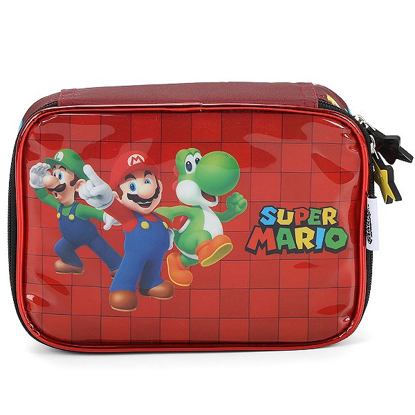 Estojo Box 100 Pens Luxcel Super Mario Vinho