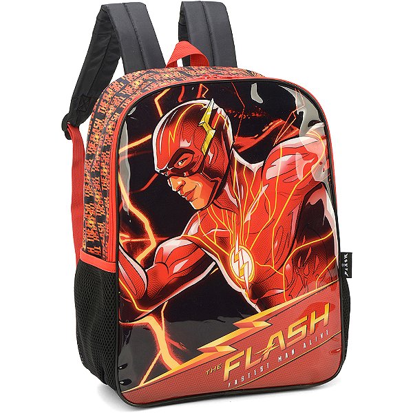 Mochila de Costas Luxcel The Flash Preto