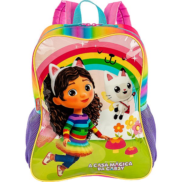 Mochila de Costas Sestini Gabby M Fadas Rosa