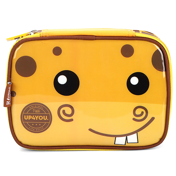 Estojo Box 100 Pens Luxcel Up4You Girafa Amarelo
