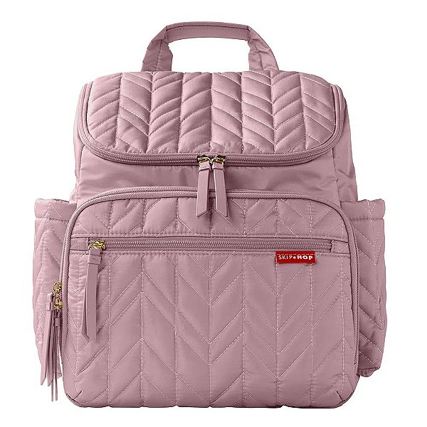Mochila de Maternidade Forma Skip Hop Lilás Rosado