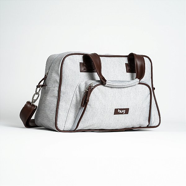 Bolsa de Maternidade Hug Média Montreal Cinza