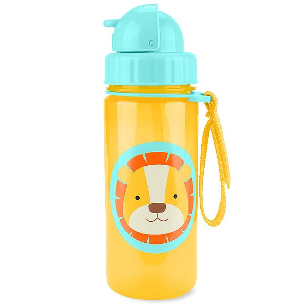 Garrafa Flip Skip Hop Zoo Leão Amarelo