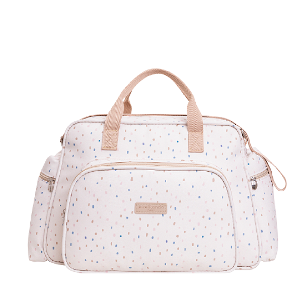 Bolsa de Maternidade Pirulitando Baby Grande Confete Marfim