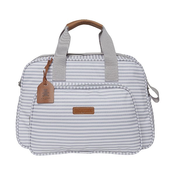 Bolsa de Maternidade Pirulitando Baby Grande Crescer Cinza