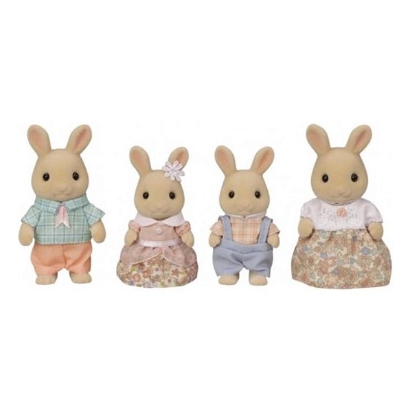 Família Dos Coelhos de Leite Sylvanian Families Colorido