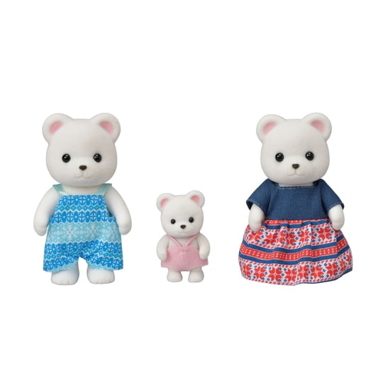 Família Dos Ursos Polares Sylvanian Families Colorido