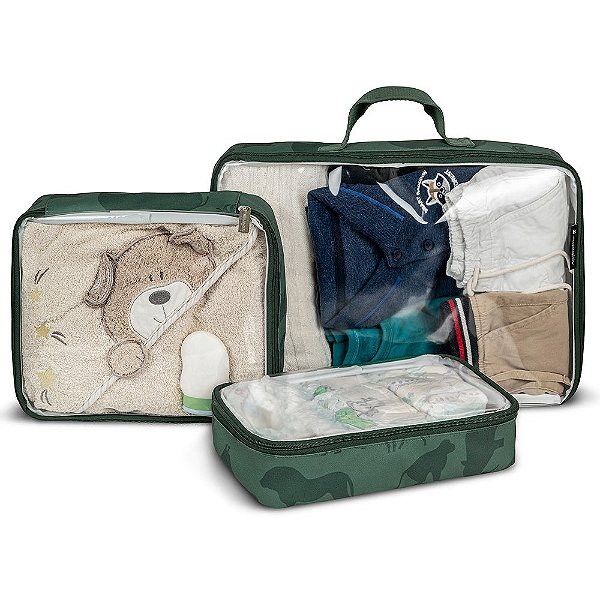Organizador de Mala MasterBag Safari Verde