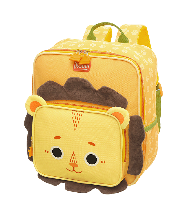 Mochila de Costas Kouii Pacific Filhotiis Leão Amarelo