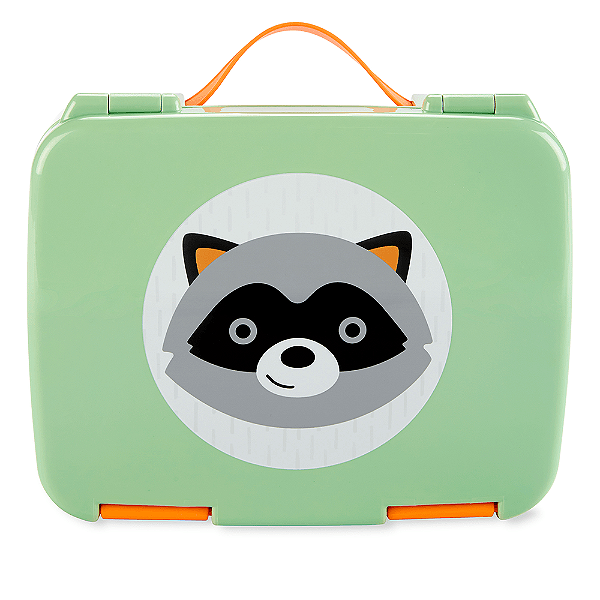 Kit de Alimentação Skip Hop Bento Box Zoo Guaxinim Verde