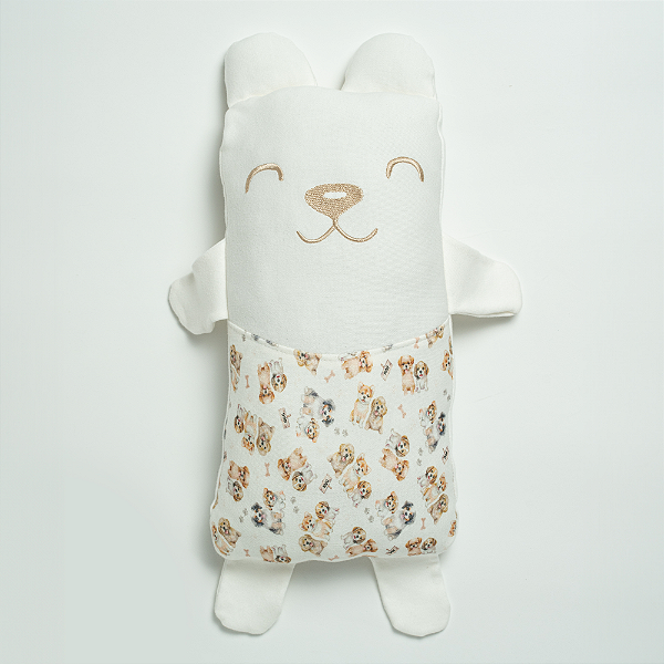 Naninha Hug Agarradinho Urso Doguinhos Marrom Café