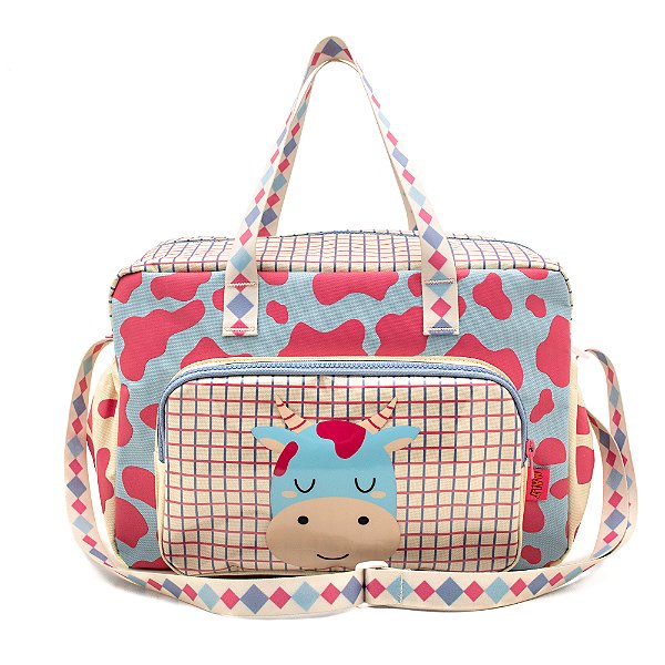 Bolsa de Passeio Mait Vaquinha Rosa