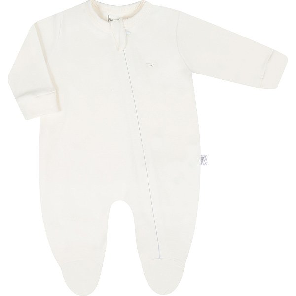 Macacão Longo Hug Com Zíper Branco