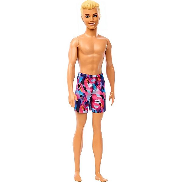 Boneco Ken Mattel Barbie Traje de Praia Tie Dye Colorido