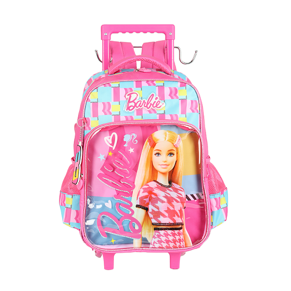 Mochila de Rodinhas Com Alça Luxcel Barbie Pink
