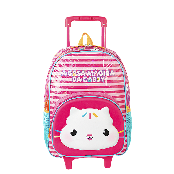 Mochila de Rodinhas Sestini Gabby X Friendship Colorido