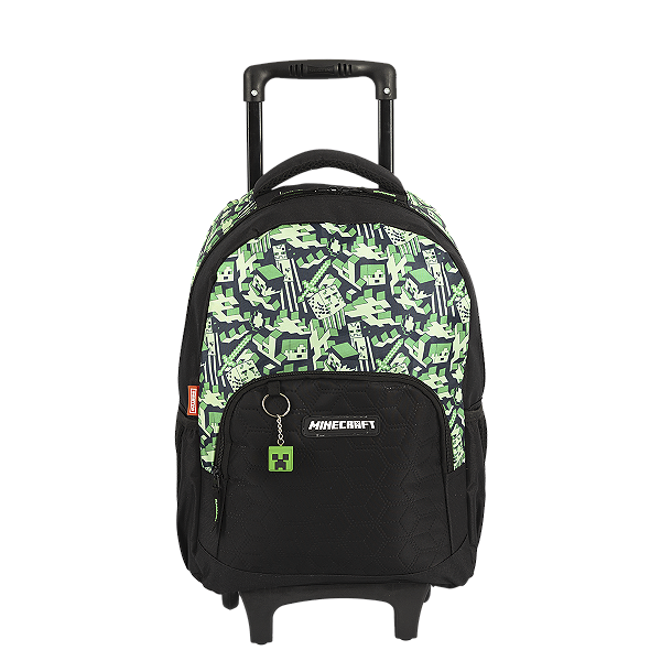Mochila de Rodinhas Sestini Minecraft X Camoterra Colorido