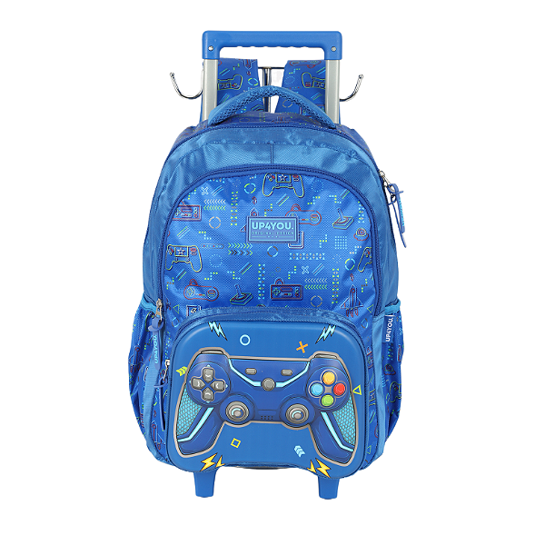 Mochila de Rodinhas Com Alça Luxcel Up4You Game Azul