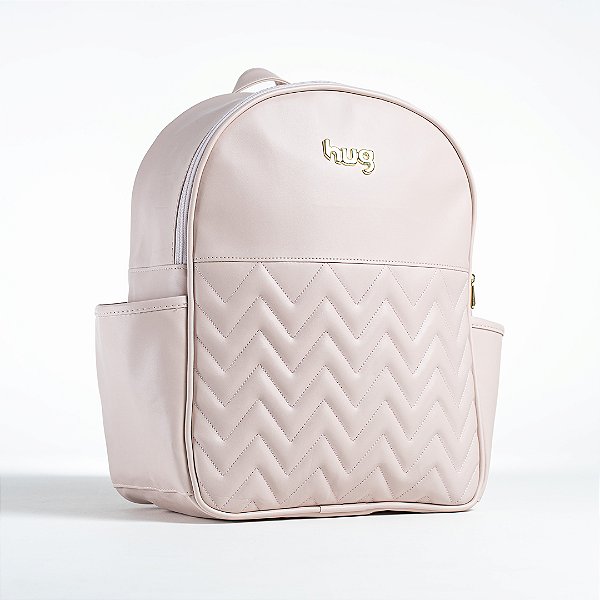 Mochila de Maternidade Hug Zig Zag Rosa