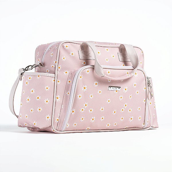 Bolsa de Maternidade Hug Grande Margarida Rosa