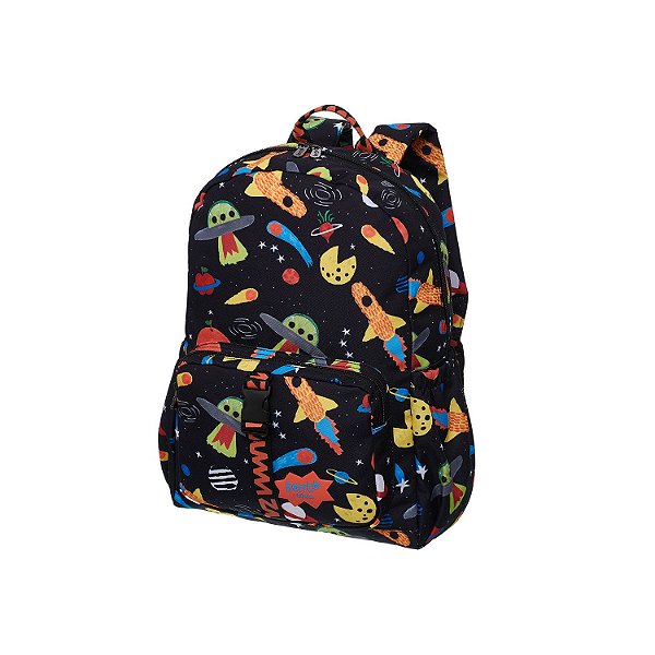 Mochila de Costas Fábula Zumzum Bento Espacial Colorido