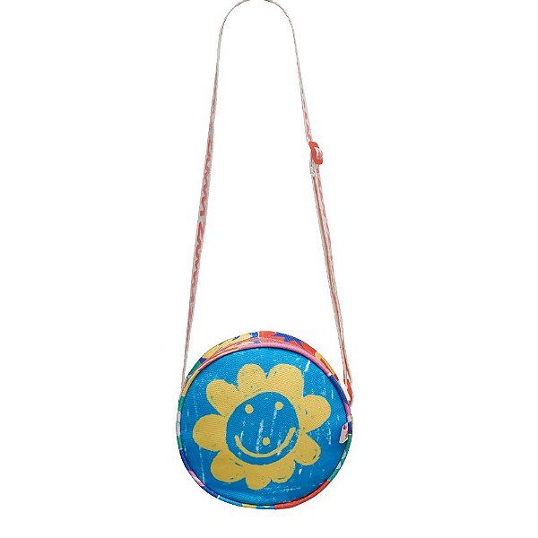 Bolsa Transversal Fábula Zumzum Carimbo Colorido
