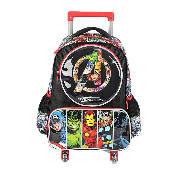 Mochila de Rodinhas Sem alça Luxcel Avengers Colorida