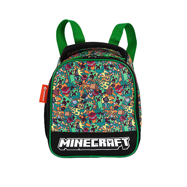 Lancheira Escolar Sestini Minecraft X Funtage Colorido