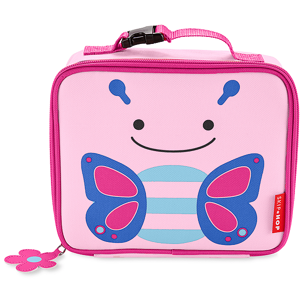 Lancheira Térmica Skip Hop Clássica Zoo Borboleta Rosa