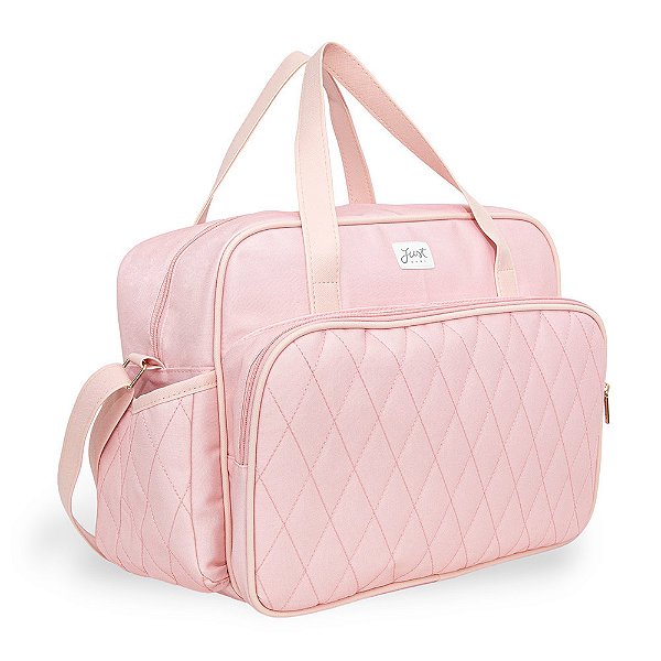 Bolsa de Maternidade Grande Just Baby Colorê Rosa