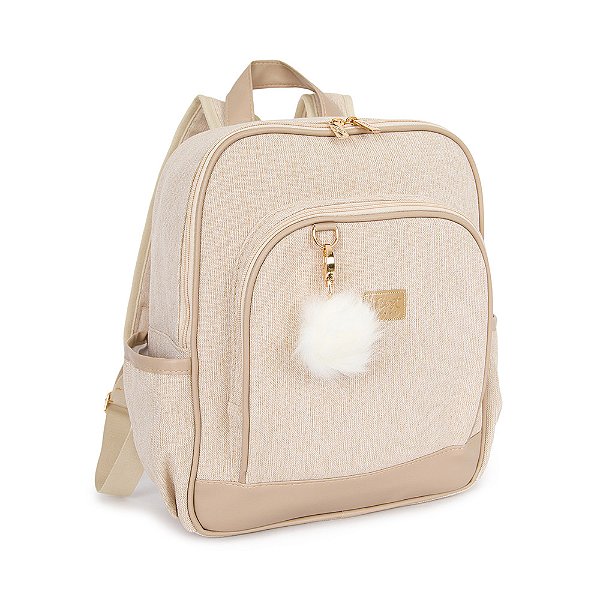 Mochila de Maternidade Just Baby Nature Bege