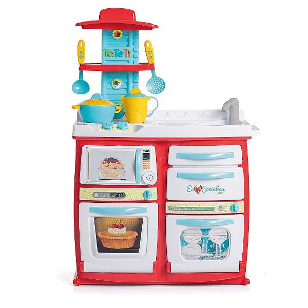 Brinquedo Cozinha Tateti Buona Cozinha Colorida