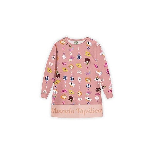 Vestido Manga Longa Lilica Ripilica Marisol Mundo Ripilica