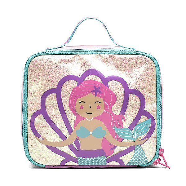 Necessaire Mait Sereia Estampada Lilás