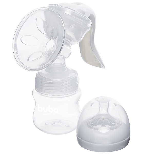 Bomba Extratora de Leite Buba Manual Branco
