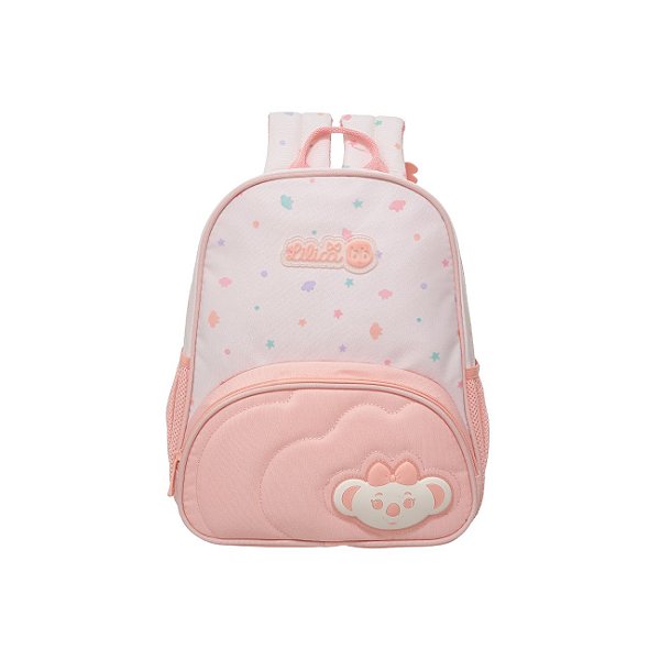Mochila de Costas Lilica Ripilica Baby Aquarela Rosa