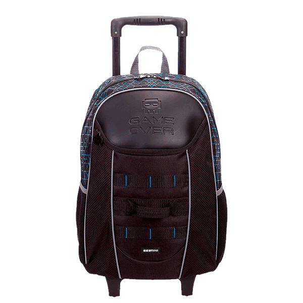Mochila de Rodinhas Sestini Sem Alça X Game Over Colorido