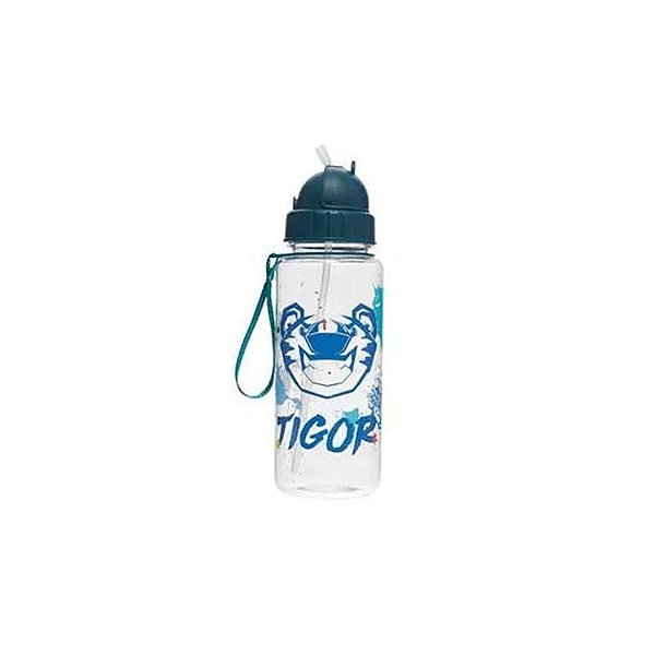 Garrafa Com Canudo Pacific LovIt Tigor Ink Azul